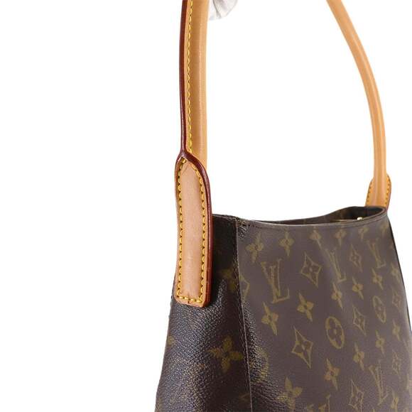 LOUIS VUITTON Brown Monogram Looping MM Shoulder Bag